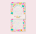 List Notepad | Pink Rainbow Terrazzo