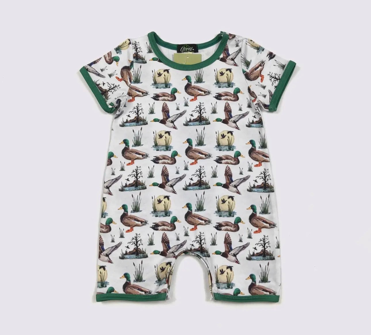 Sunset Mallard Boy Romper