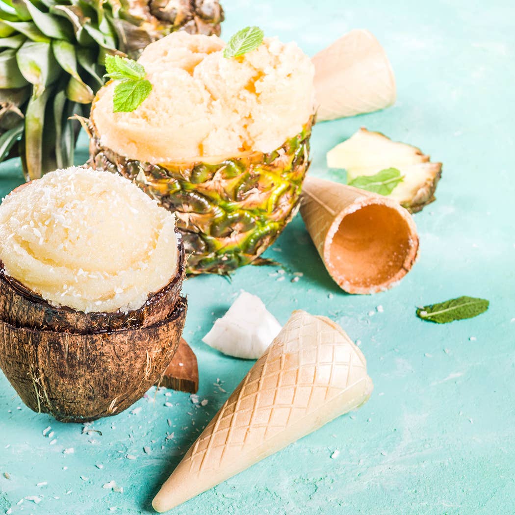 5 oz Cream Jar Candle: Pineapple Gelato