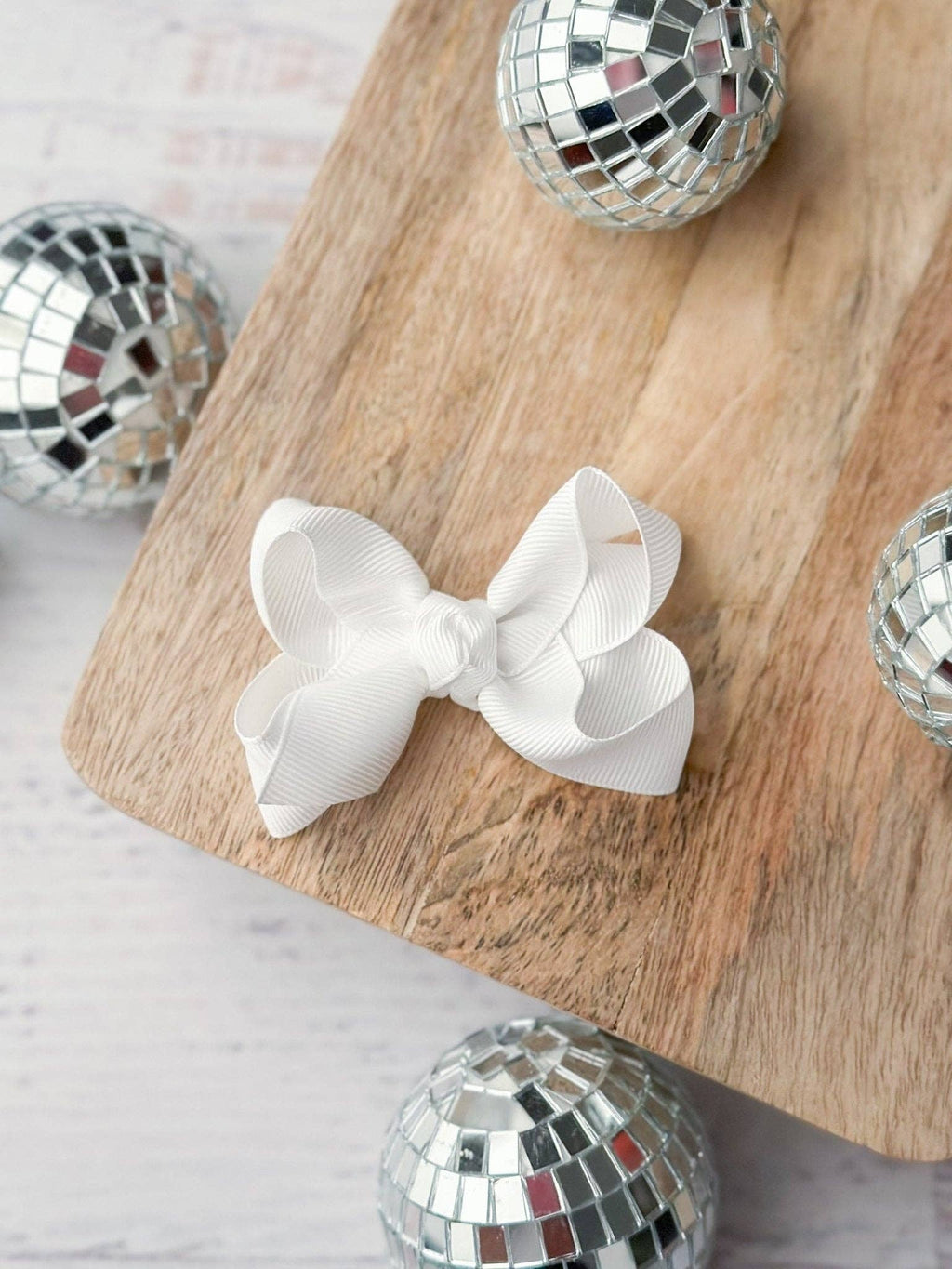 Sky Blue Original Grosgrain Hair Bow - Alligator Clip - 3": Sky Blue