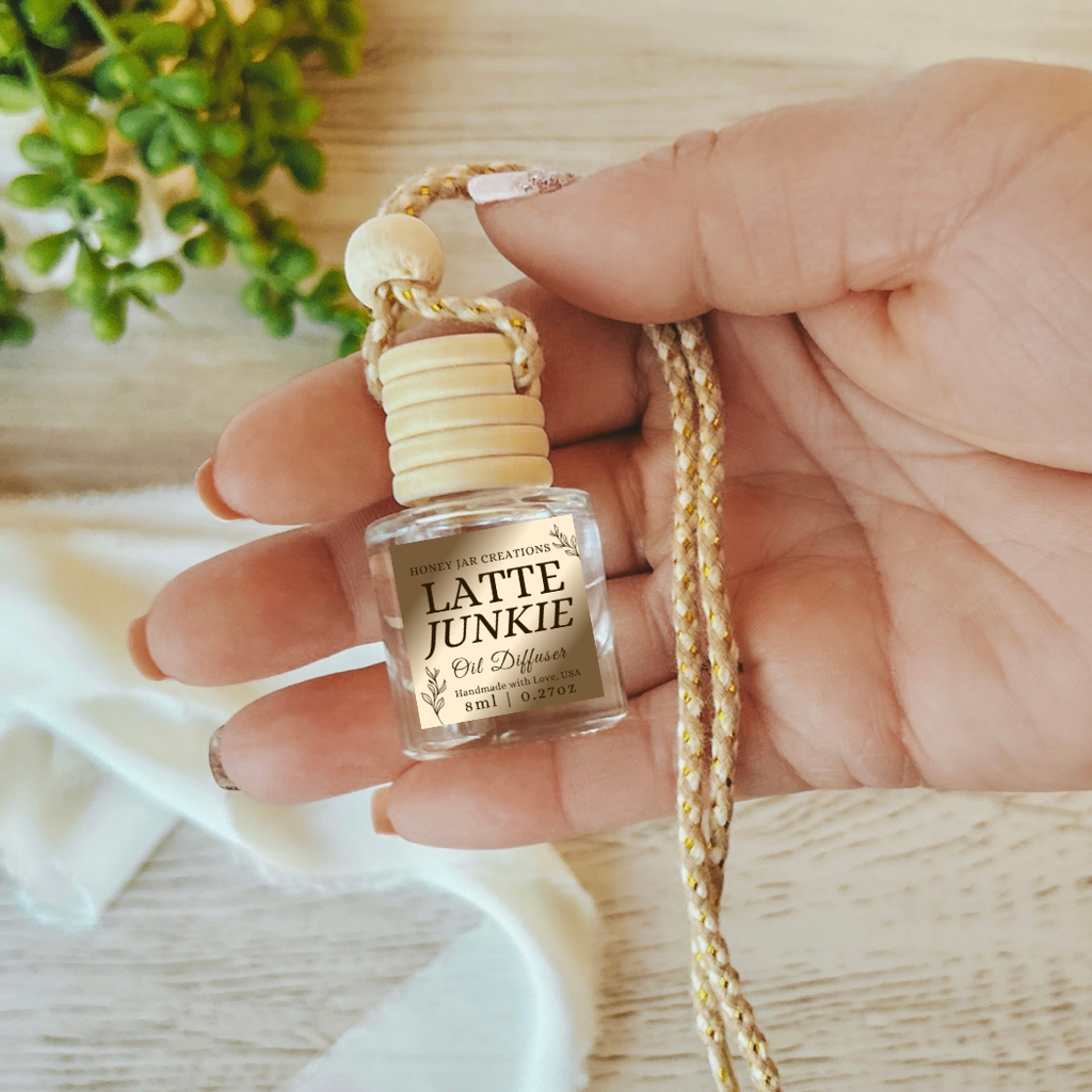 Hanging Car Diffusers | Latte Junkie |