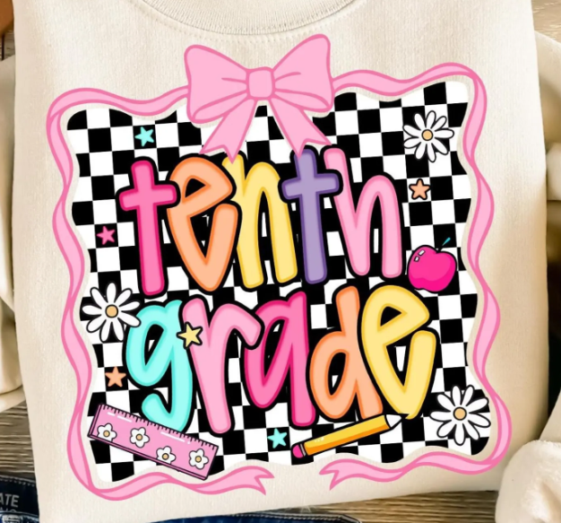 PREPPY GRADE SHIRT WITH BOW
