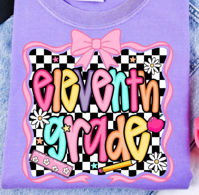 PREPPY GRADE SHIRT WITH BOW