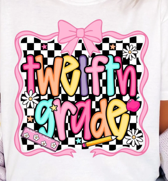 PREPPY GRADE SHIRT WITH BOW