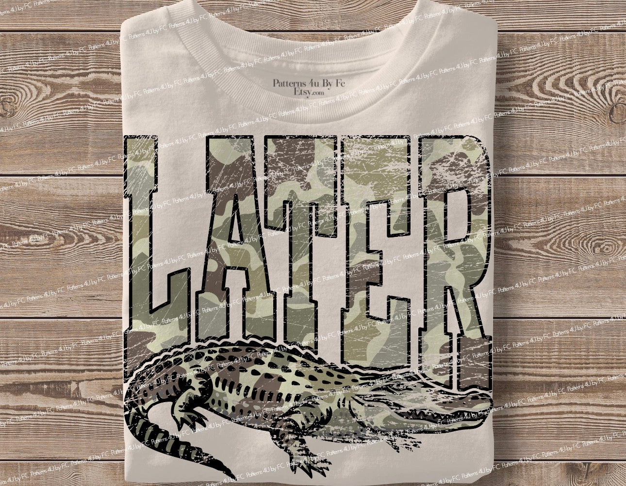 Camo Later Gator adult/youth