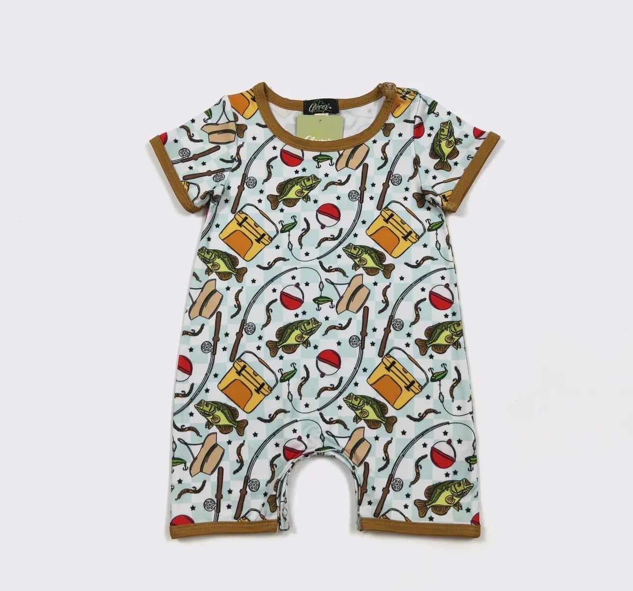 Fishing Gear Boy Romper