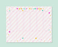Weekly Planner Notepad | Pink Stripes