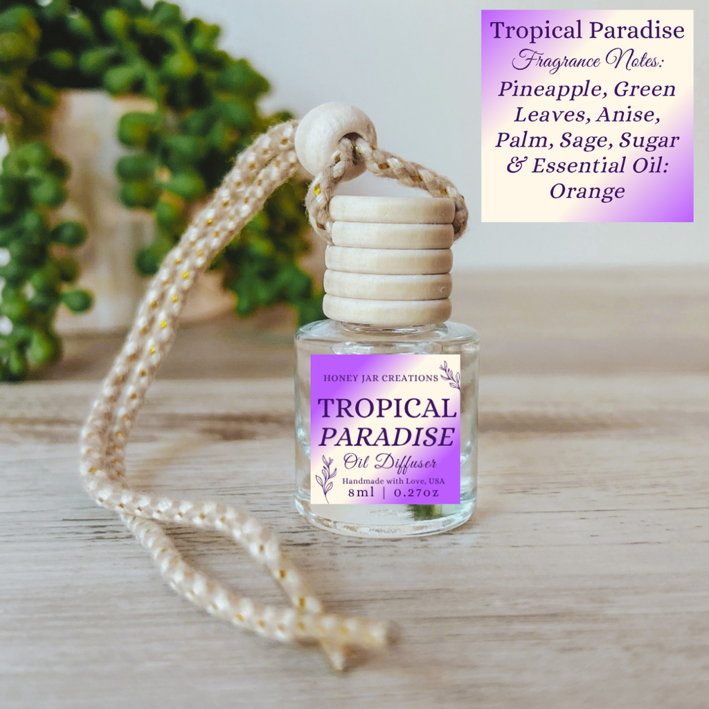 Hanging Car Diffusers | Tropical Paradise |