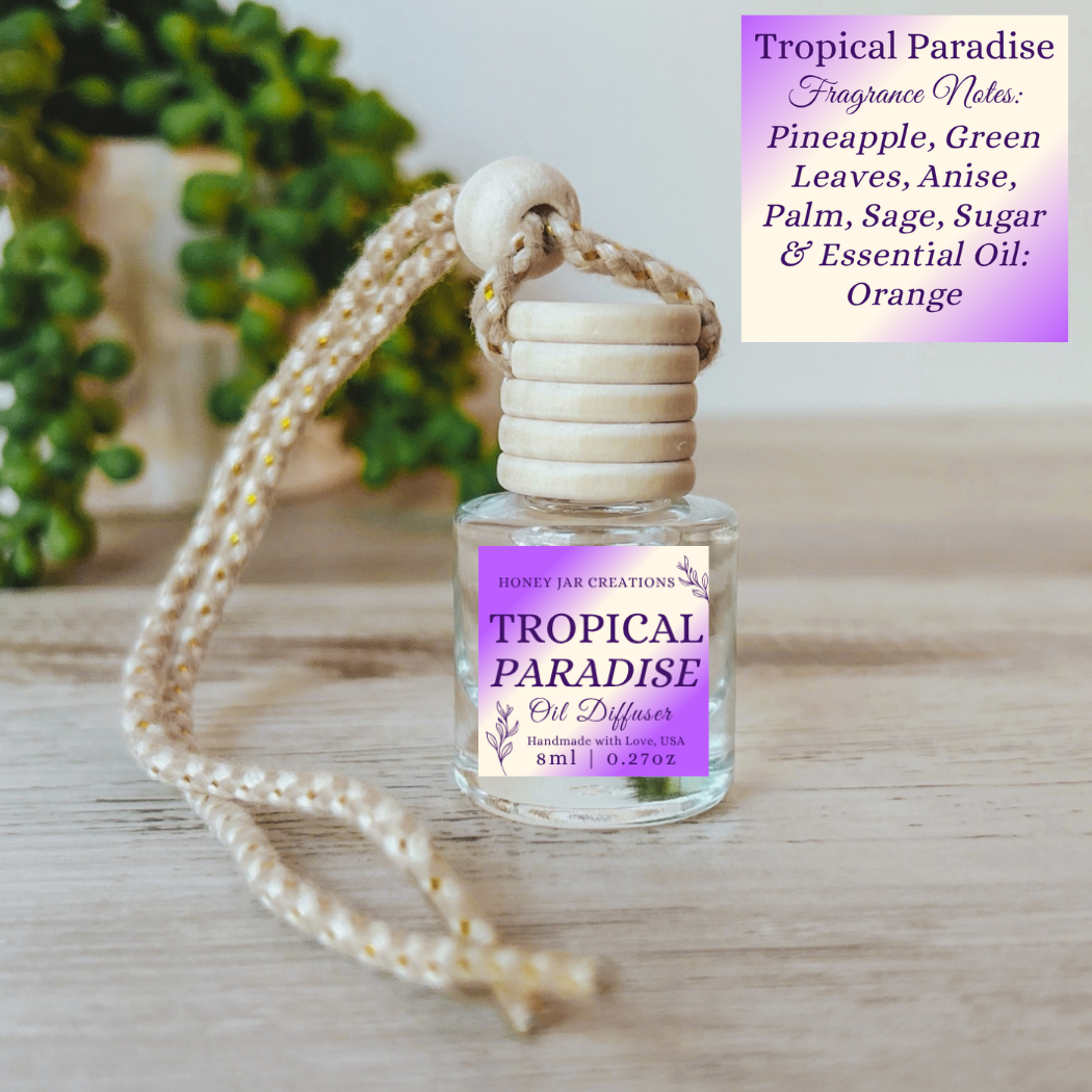 Hanging Car Diffusers | Tropical Paradise |