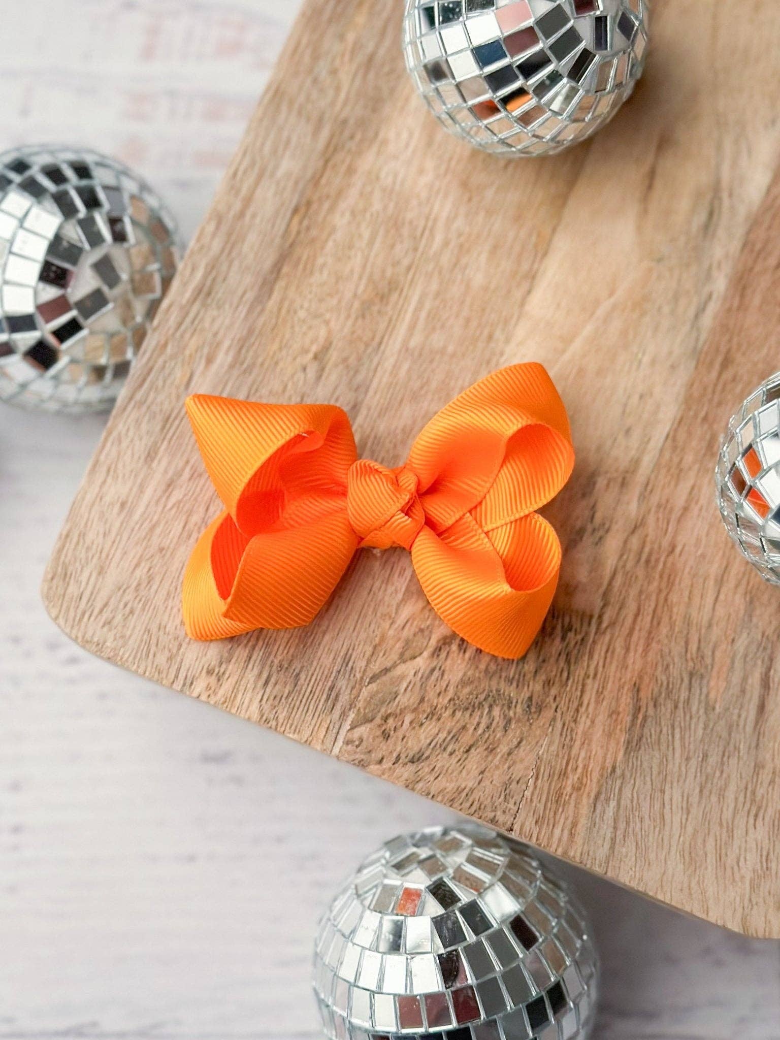 Pink Original Grosgrain Hair Bow - Alligator Clip - 3": Pink