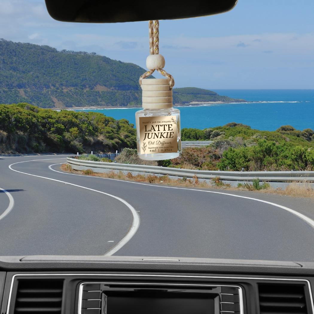 Hanging Car Diffusers | Latte Junkie |