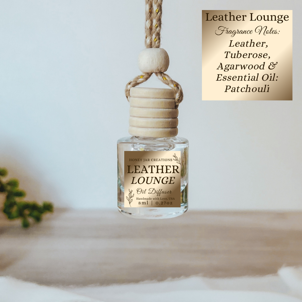Hanging Car Diffusers | Leather Lounge |