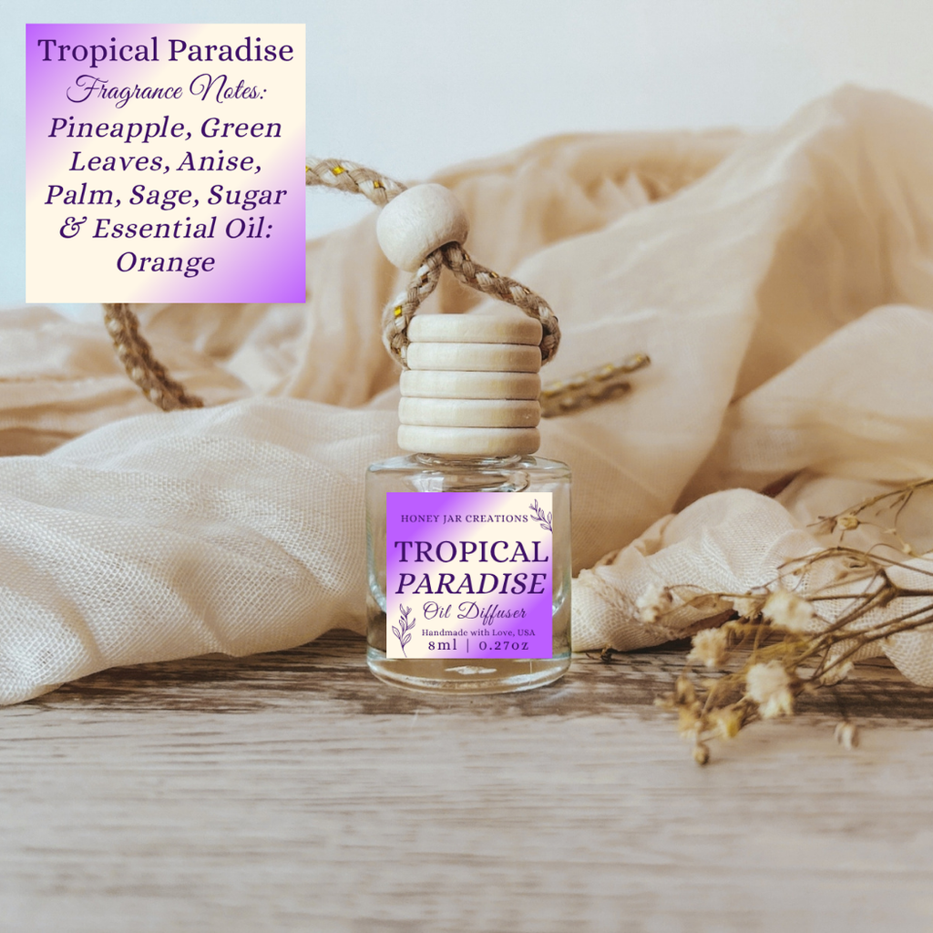 Hanging Car Diffusers | Tropical Paradise |