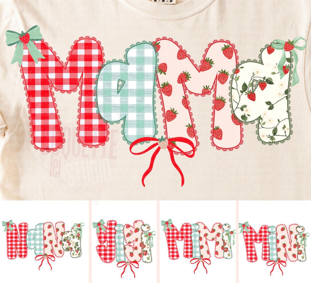 Strawberry Letters - adult