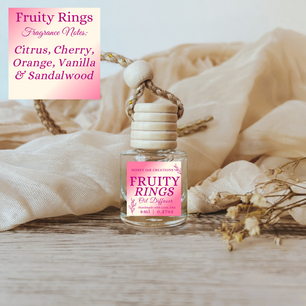 Hanging Car Diffusers | Fruity Rings |