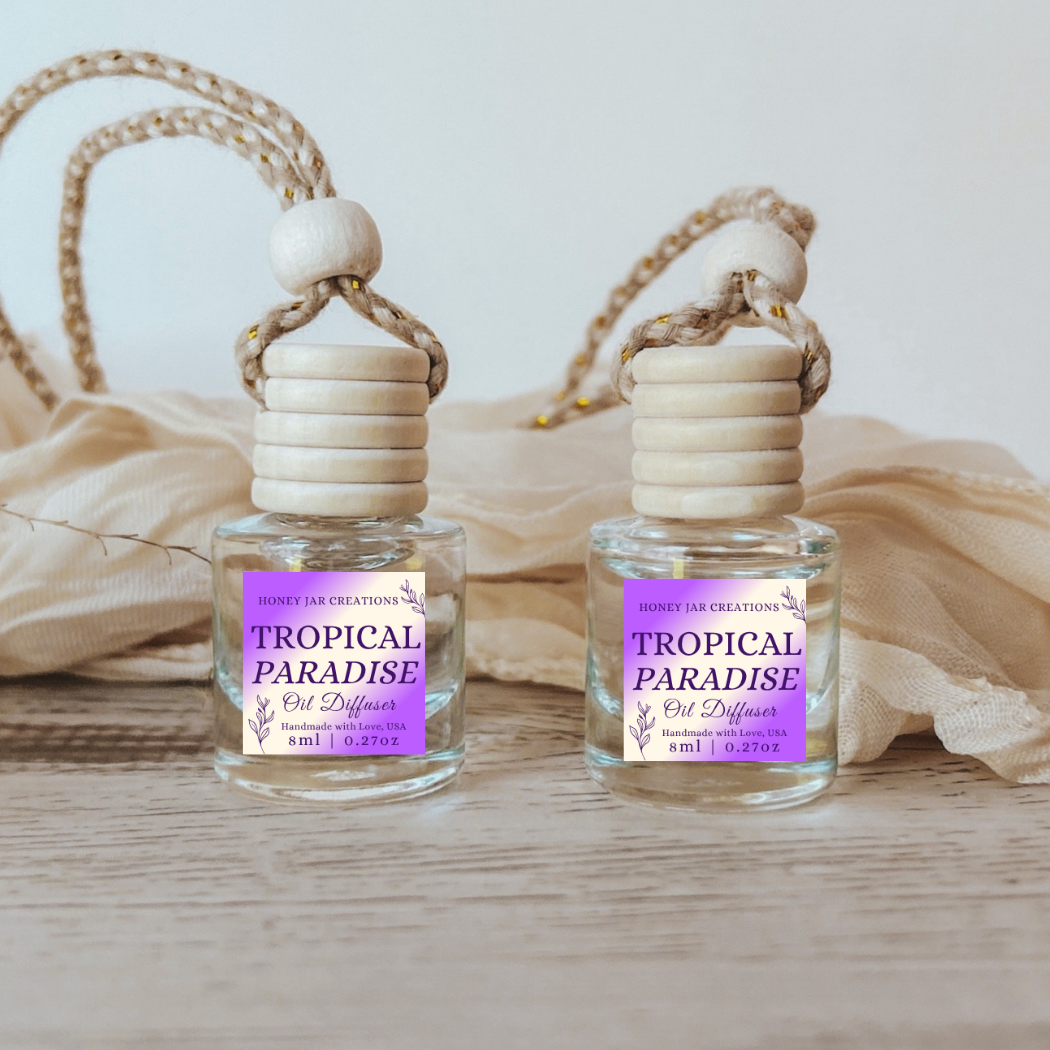 Hanging Car Diffusers | Tropical Paradise |