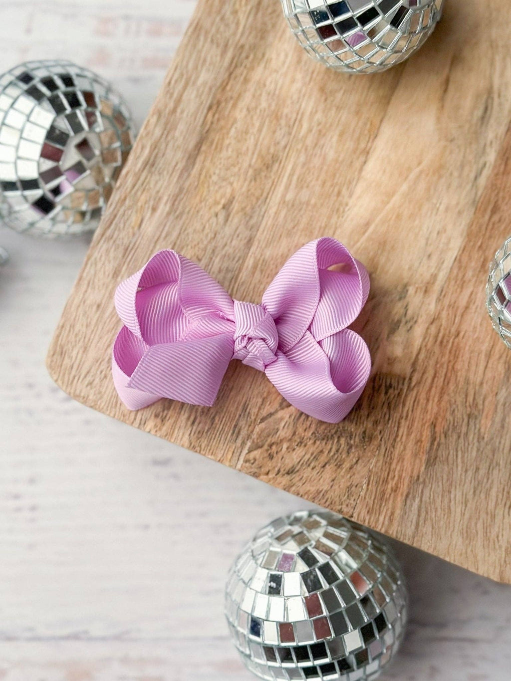 Sky Blue Original Grosgrain Hair Bow - Alligator Clip - 3": Sky Blue