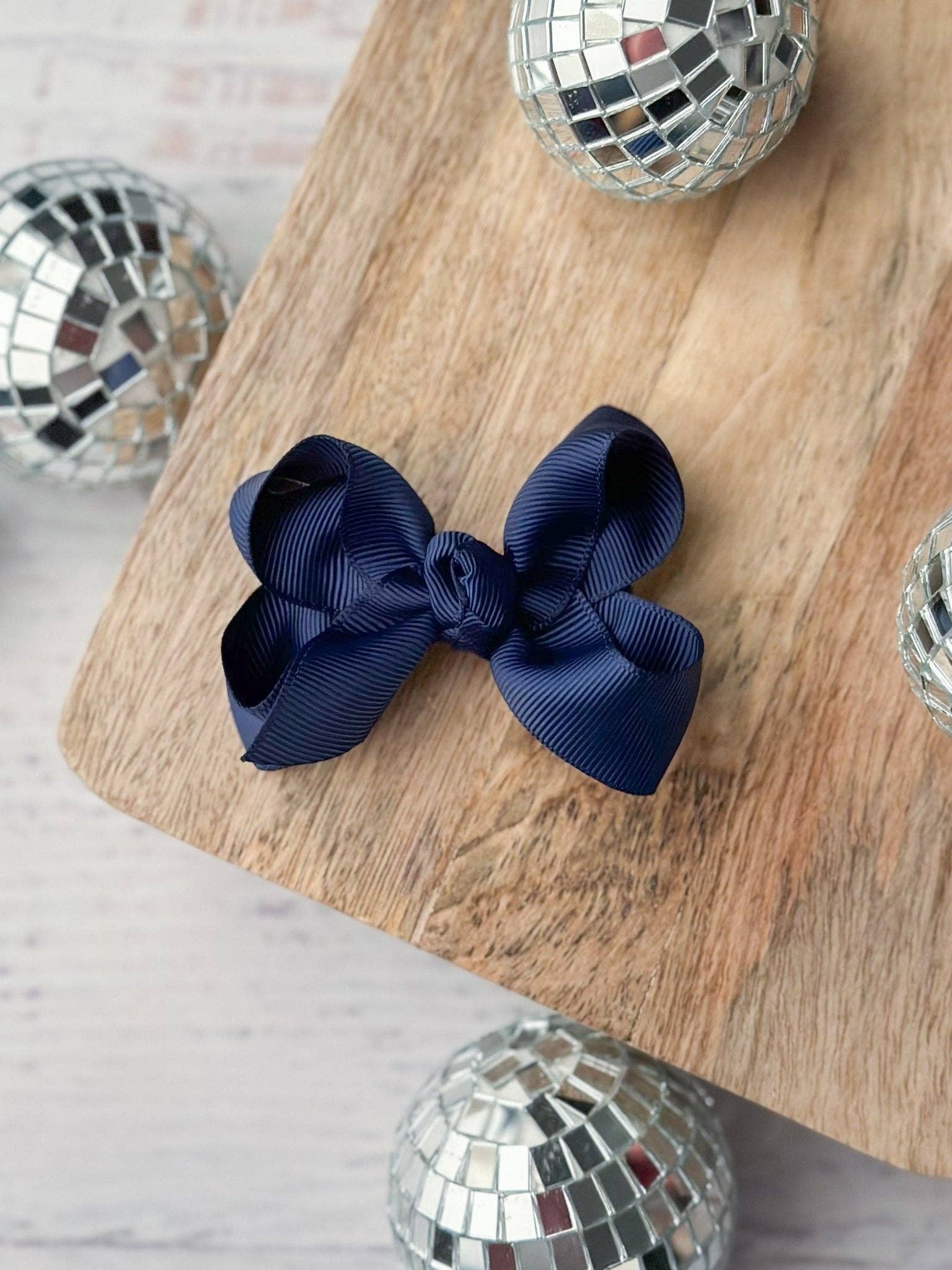 Fuchsia Original Grosgrain Hair Bow - Alligator Clip - 3": Fuchsia