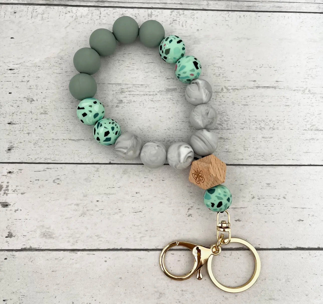 Camouflage Silicone Keychain