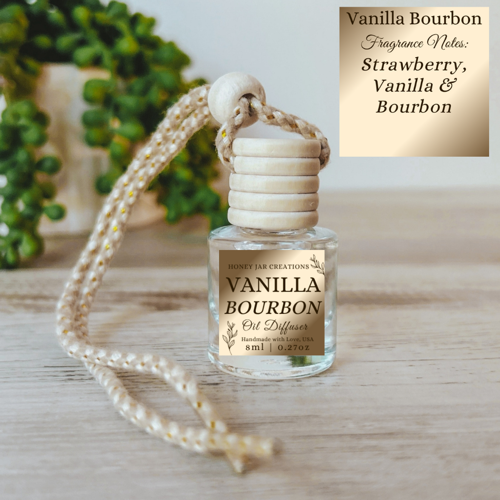 Hanging Car Diffusers | Vanilla Bourbon |
