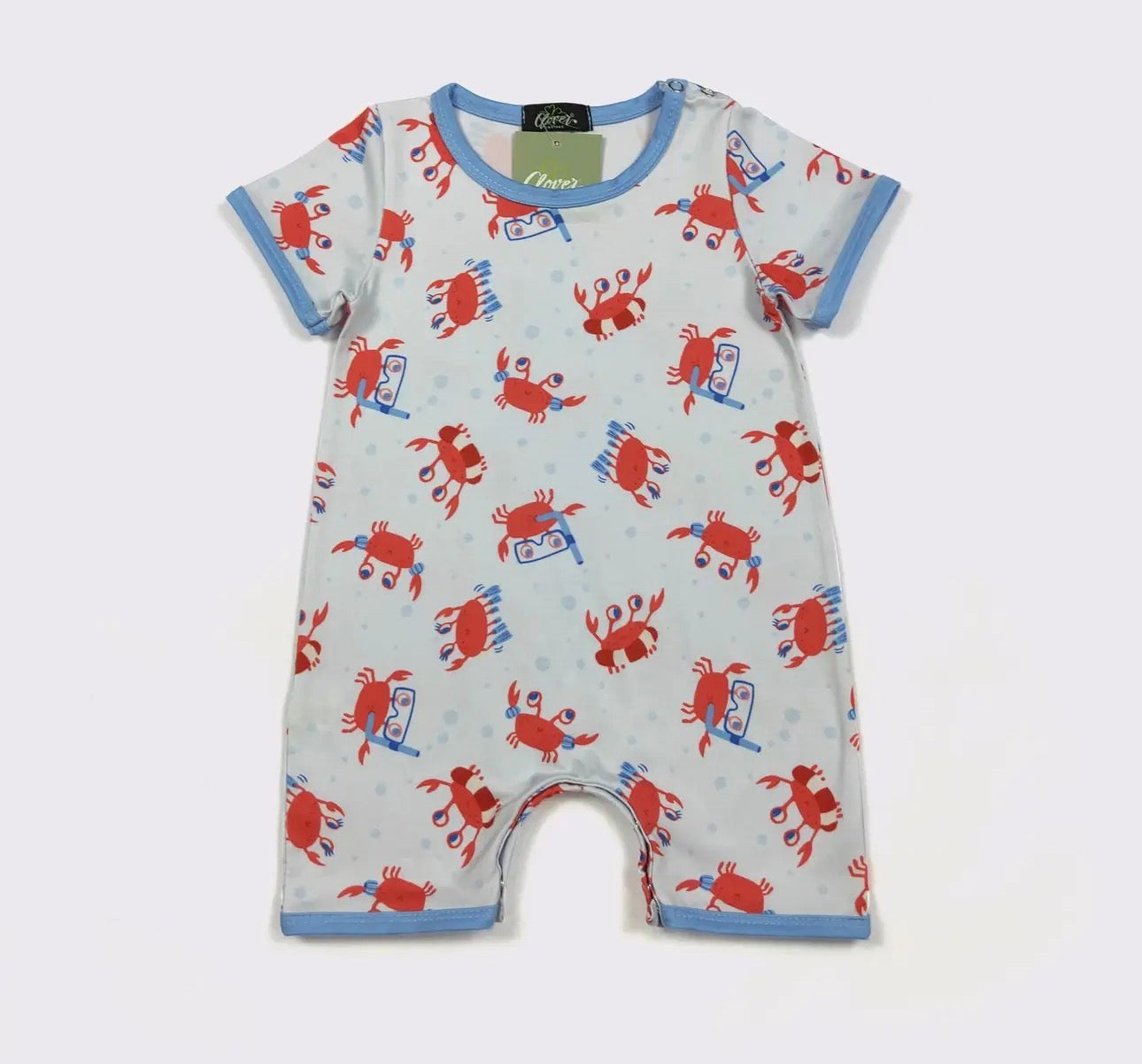 Lil Crab Boy Romper