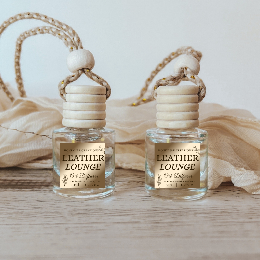 Hanging Car Diffusers | Leather Lounge |