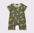 Olive Mallard Boy Romper