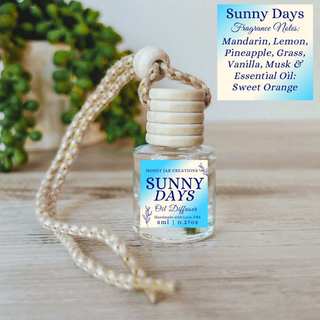 Hanging Car Diffusers | Sunny Days |