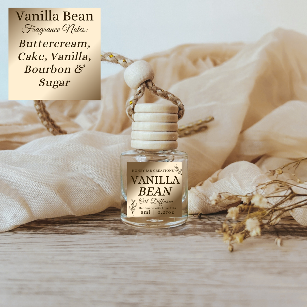 Hanging Car Diffusers | Vanilla Bean |