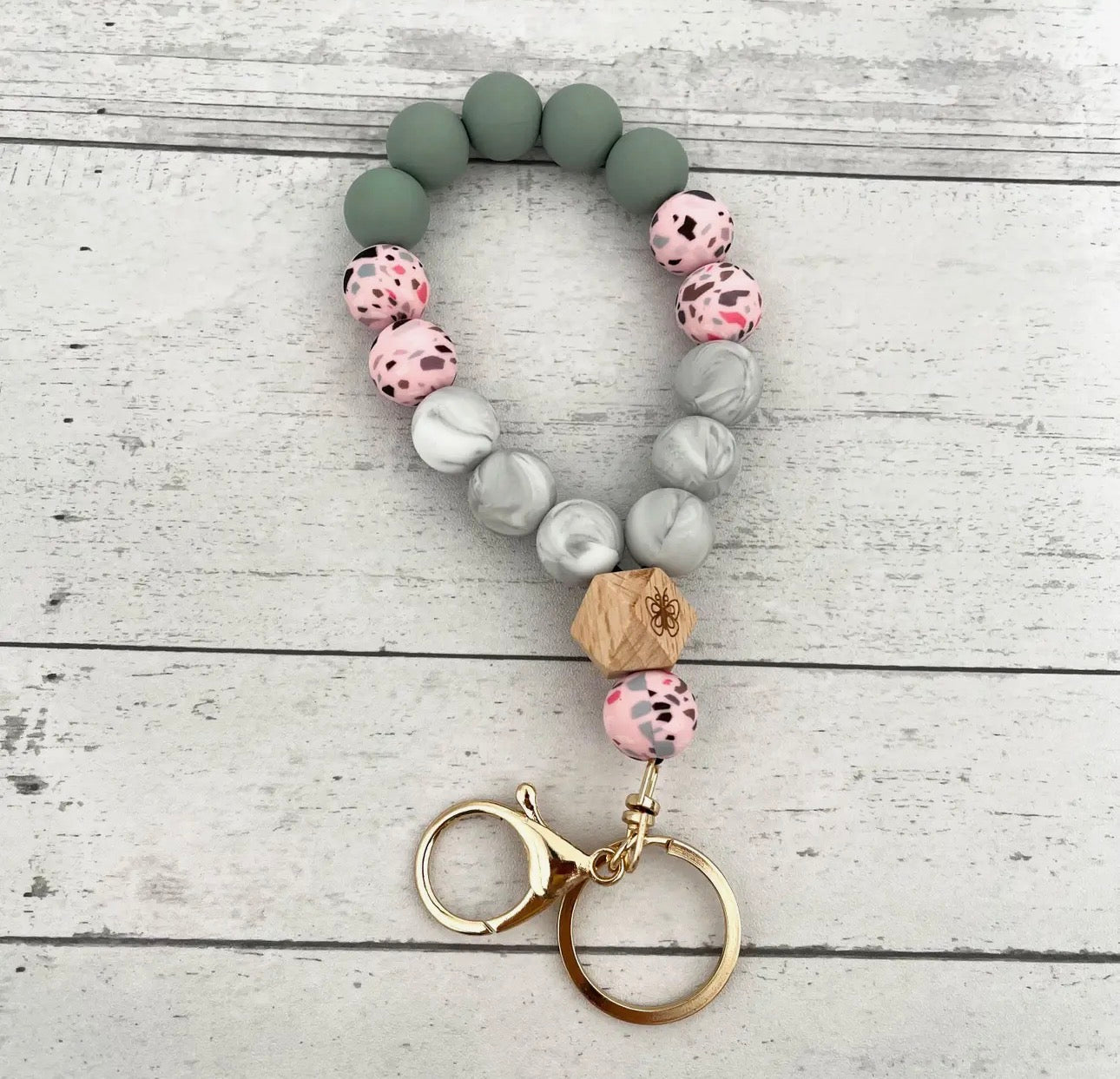 Camouflage Silicone Keychain