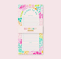 List Notepad | Pink Rainbow Garden