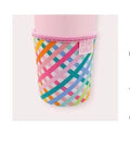 Blush Rainbow Cross Stitch Coffee Sleeve