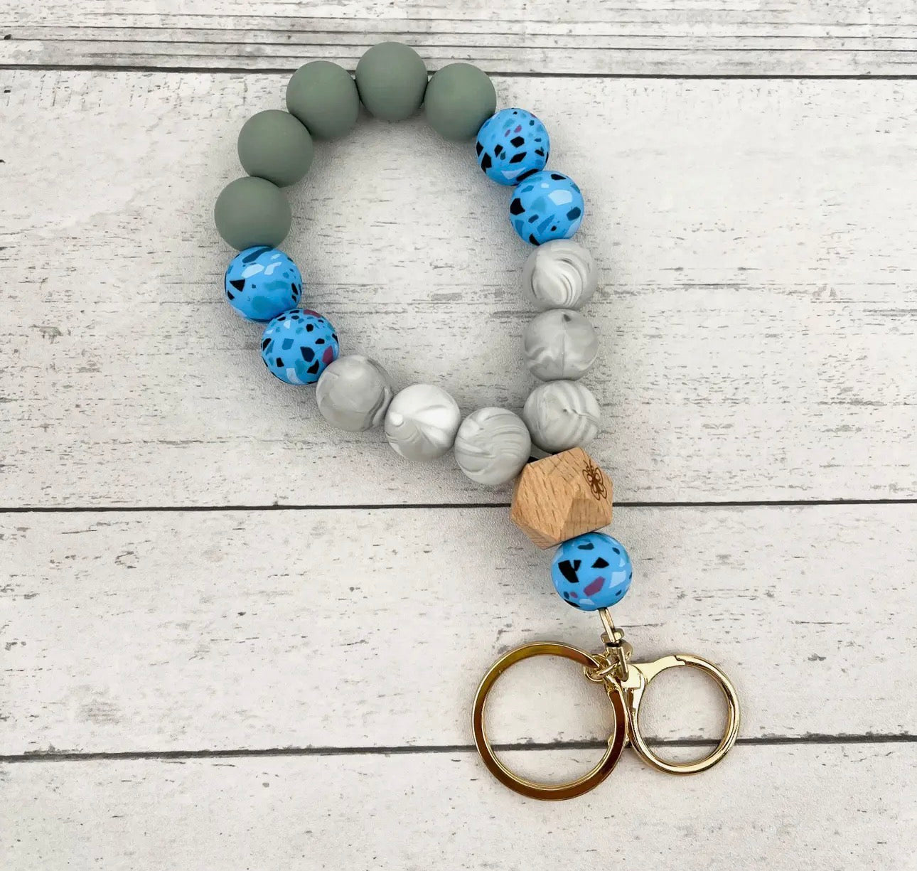 Camouflage Silicone Keychain