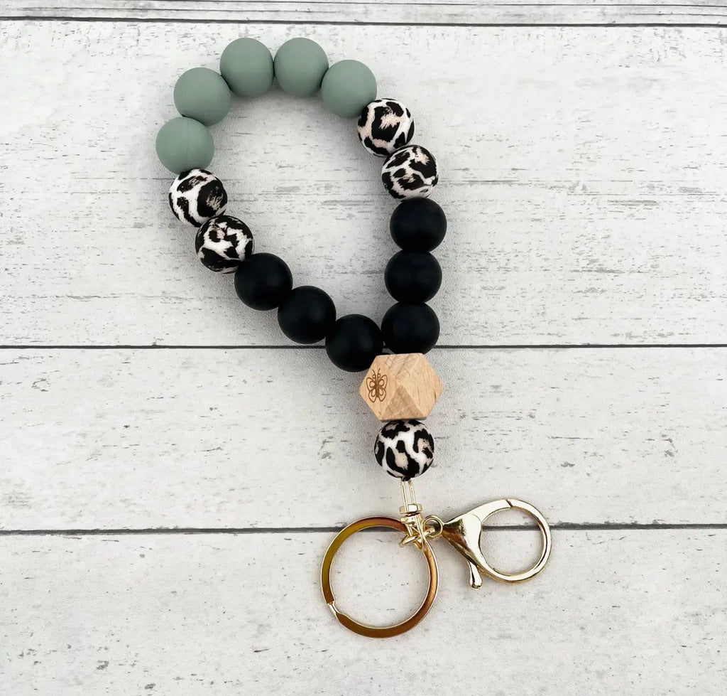 Camouflage Silicone Keychain