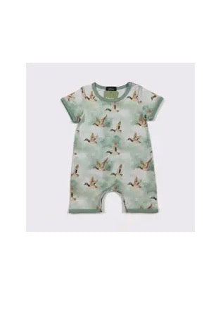 Cloudy Duck Boy Romper