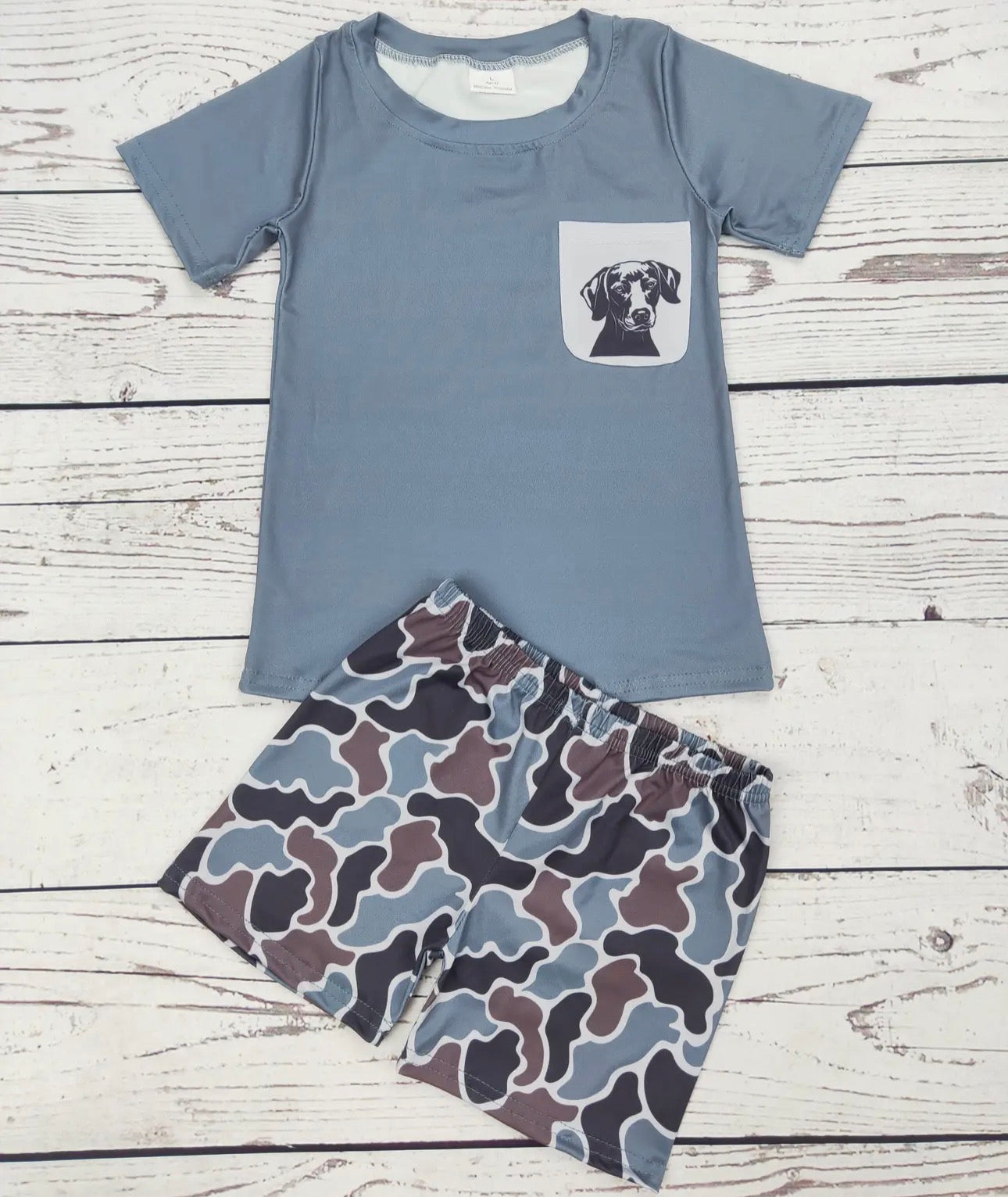2 piece camo lab set