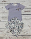 2 Piece Grey Duck Camo Set