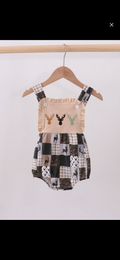 Camo Deer Girl Romper