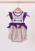 Smocked LSU Bubble Romper