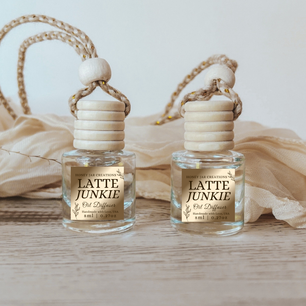 Hanging Car Diffusers | Latte Junkie |