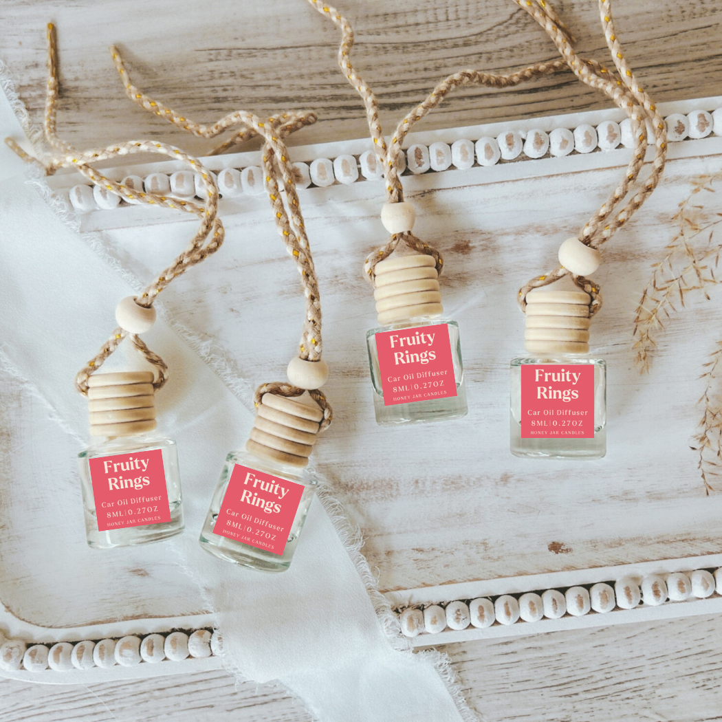 Hanging Car Diffusers | Fruity Rings |