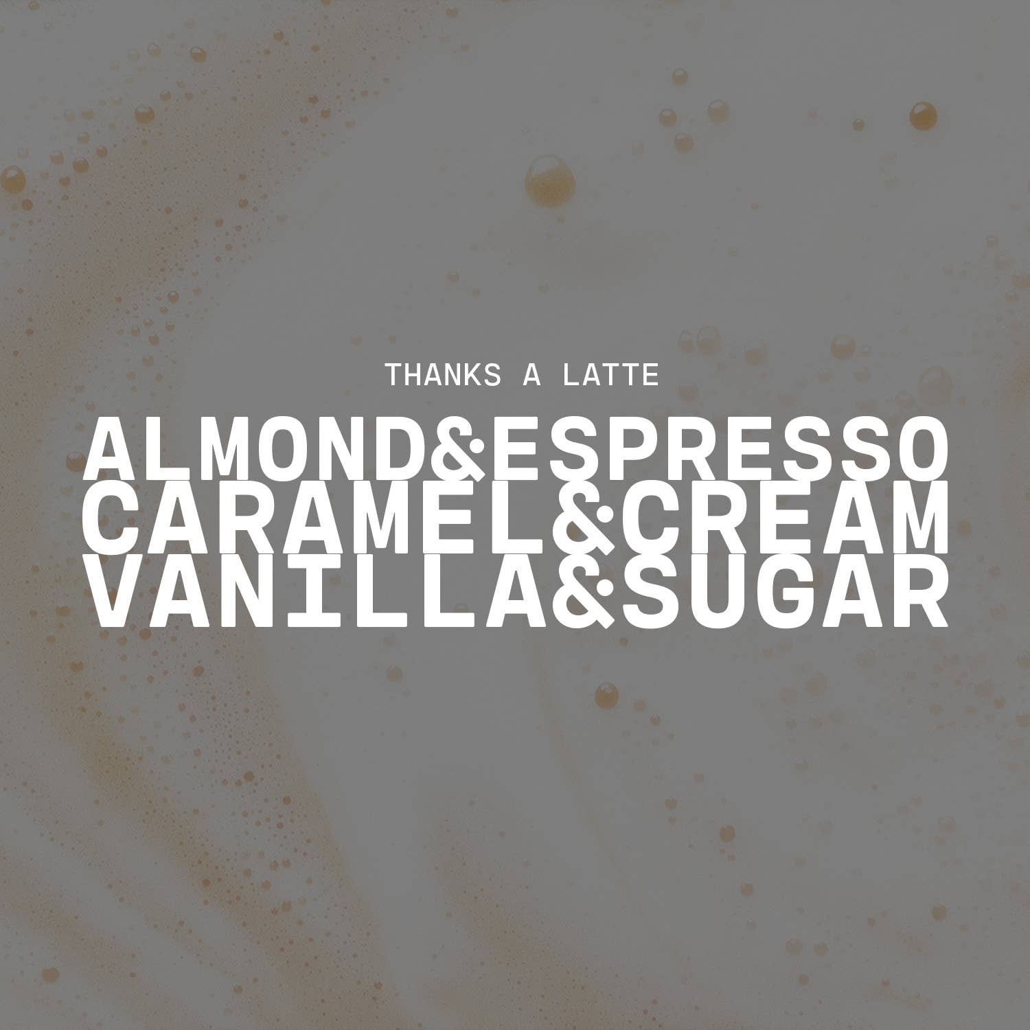 5 oz Cream Jar Candle: Thanks a Latte