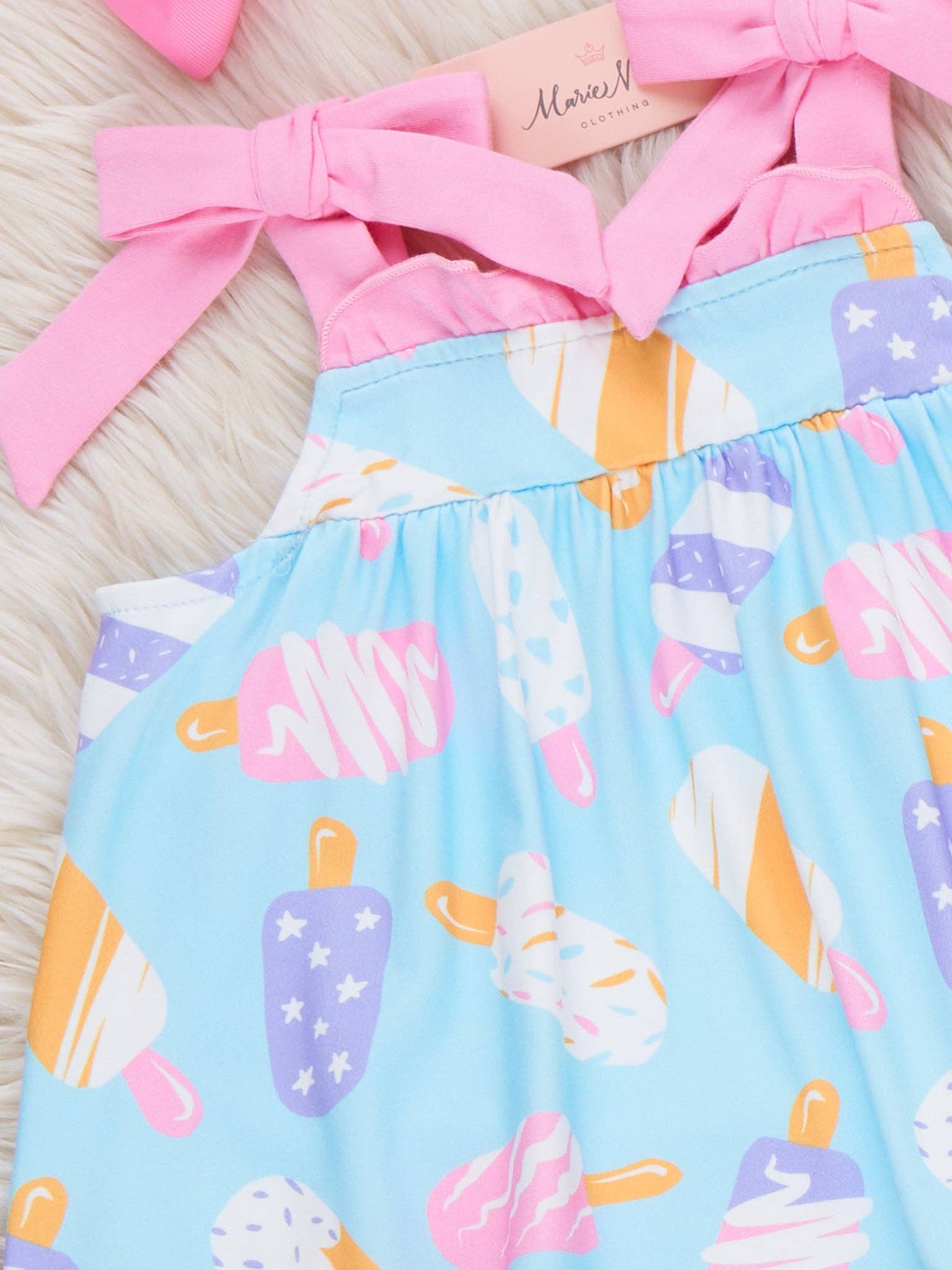 Ice Cream Party Ruffle Outfit: S(2yrs)