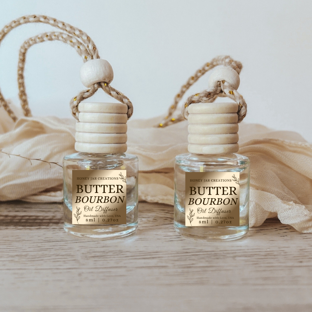 Hanging Car Diffuser | Butter Bourbon |