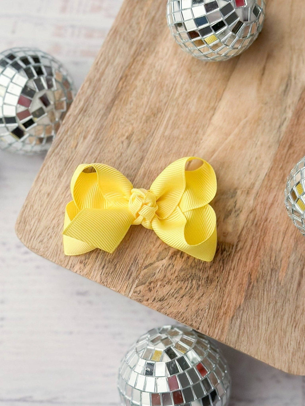 Pink Original Grosgrain Hair Bow - Alligator Clip - 3": Pink