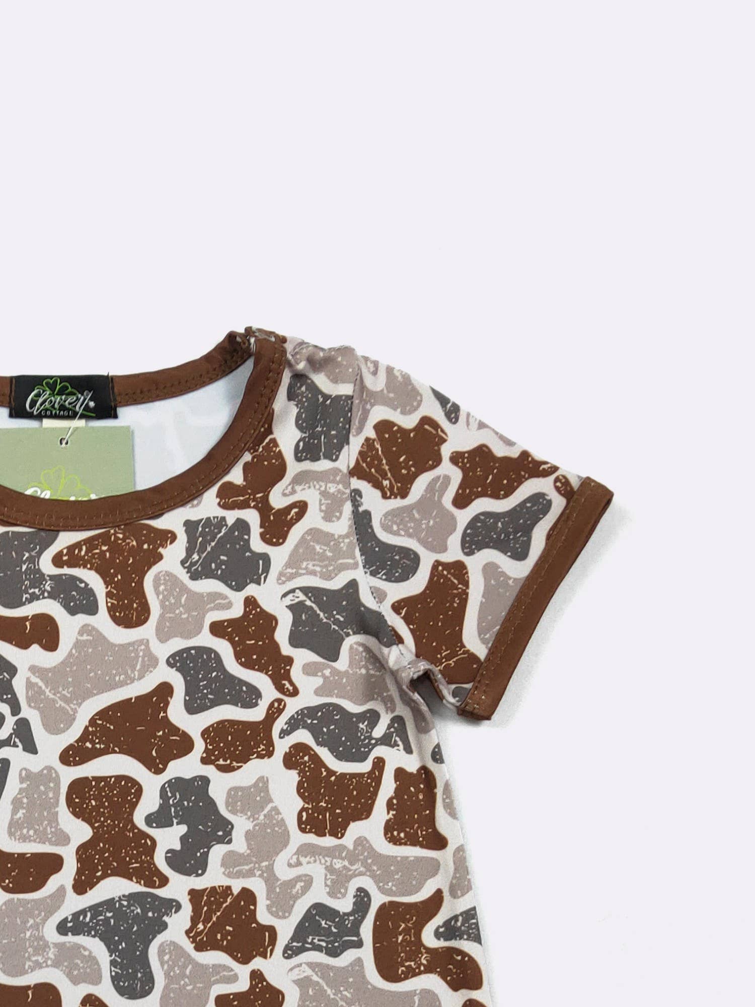 Distressed Camo Boy Romper: 6/12mo