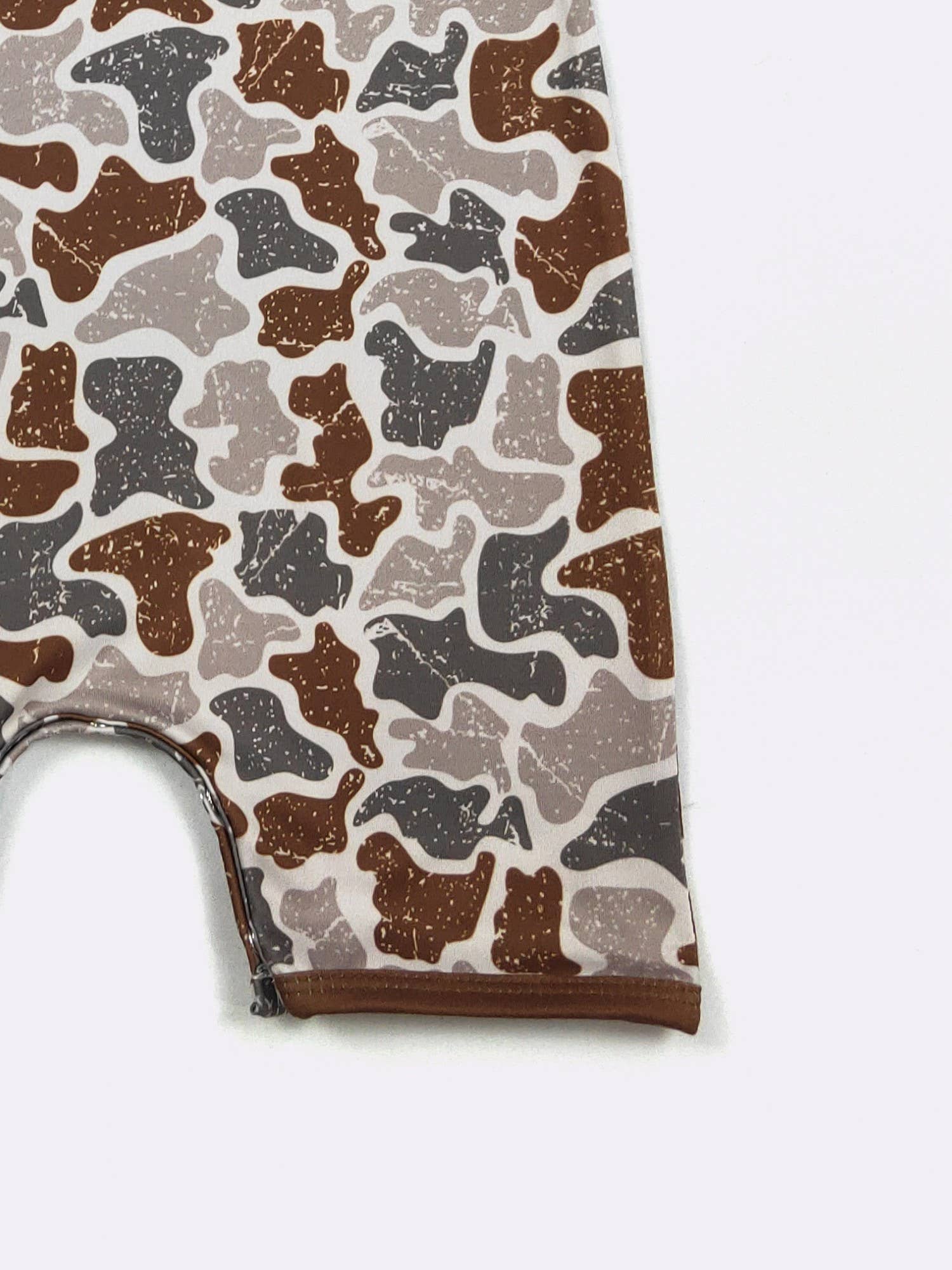 Distressed Camo Boy Romper: 12/24 mo